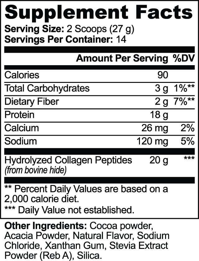 Pharm Fit Grass-Fed Collagen Peptides Powder (Chocolate)