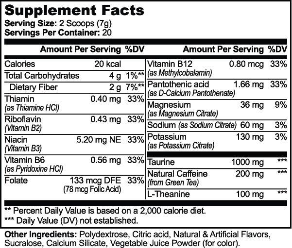 Pharm Fit Energy Powder (Fruit Punch)